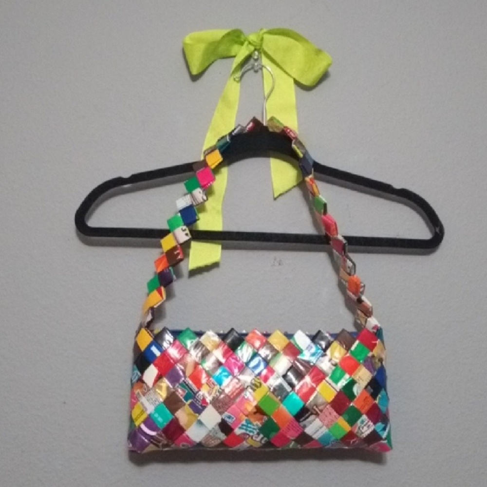 Handmade: Mexican Candy Wrapper Purse